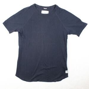 Reigning Champ T Shirt Mens Small Blue Navy Cotton Athletic Athleisure Gym Tee